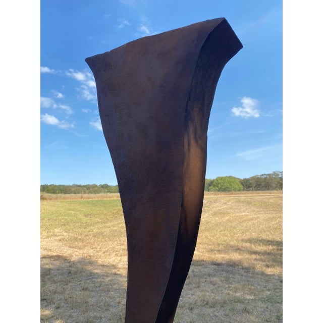 Welded Steel Sculptures (After Serra), a Pair For Sale - Image 13 of 18