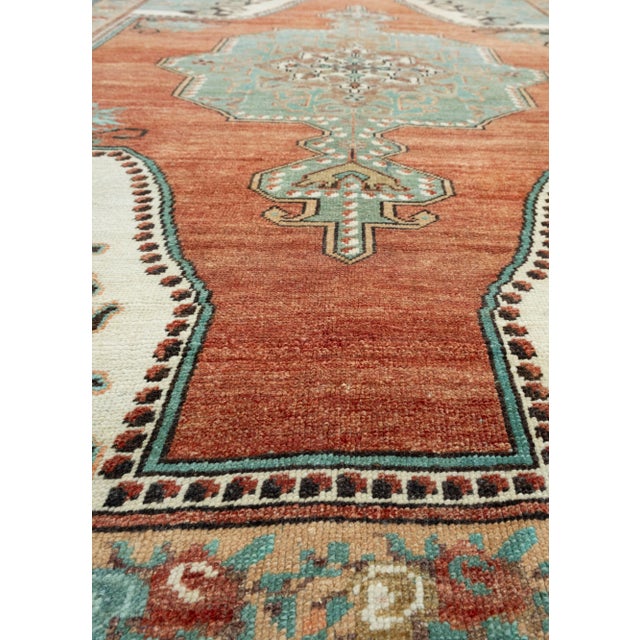 Early 21st Century Turkish Vintage Rug 4'8" x 6'10" #17982 For Sale - Image 5 of 8