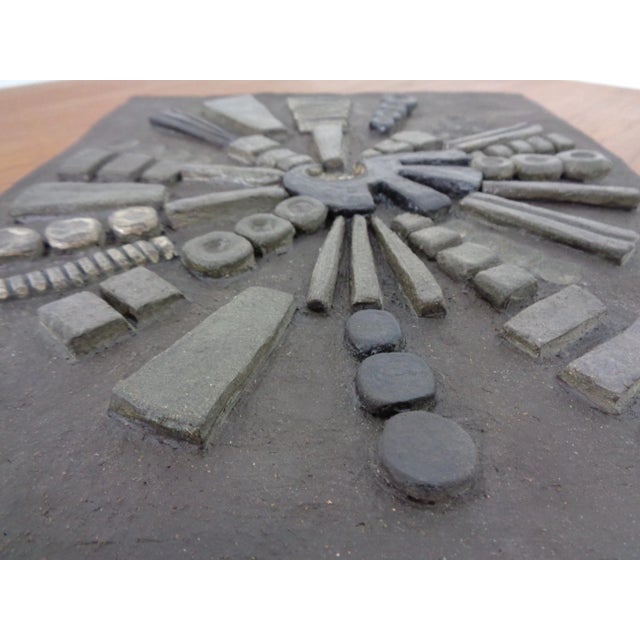 Brutalist Ceramic Wall Panel, 1960s For Sale - Image 15 of 18