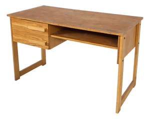 Vintage Oak and Pine Compact Desk