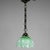 Art Deco Ceiling Lamp in Decorated Opaline For Sale - Image 10 of 10