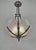 1920s French Art Deco Chandelier by B. Morin & Val Saint-Lambert 1920s France For Sale - Image 5 of 11