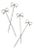 Silver Bow Cocktail Picks - Set of 4 For Sale