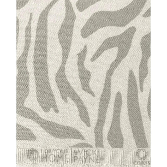 Designer Vicki Payne Free Spirit Gray Zebra African Animal Print Skin Fabric- Half Yard For Sale - Image 4 of 7