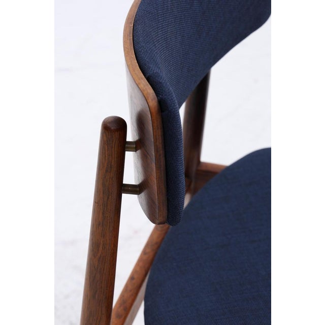 Black Vintage Rosewood Chairs by Sven Chrobat for Sax, 1960s, Set of 4 For Sale - Image 8 of 17