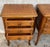 Pair of Louis XVI Style Nightstands With Three Drawers and Cabriole Legs For Sale - Image 9 of 13