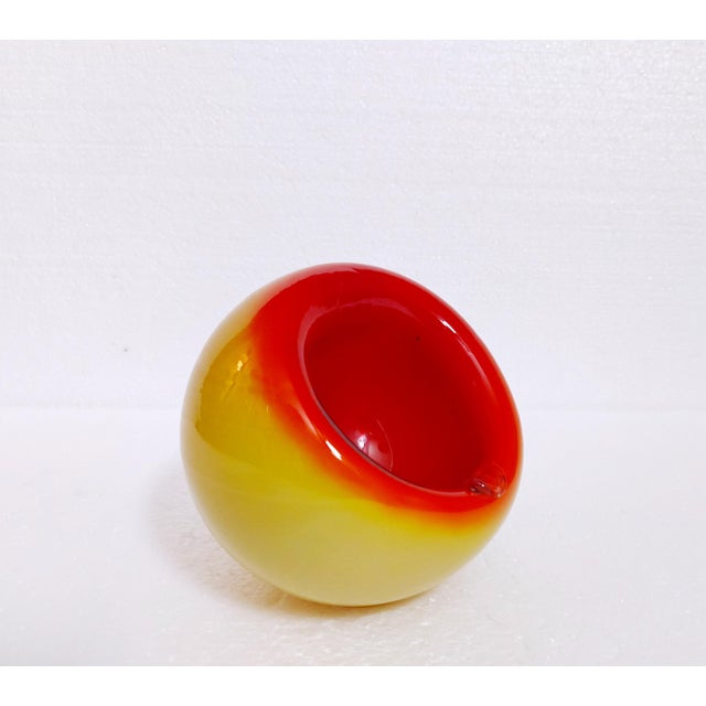 Space Age Art Glass Ashtray by Dragan Drobnjak, Former Yugoslavia, 1970s For Sale - Image 11 of 11