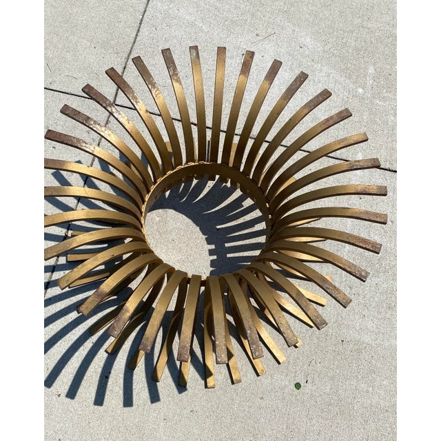 Mid Century Iron Sheaf of Wheat Cocktail Table Chairish