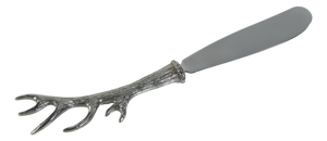 Malachi Antler Design Pewter Butter & Cheese Knife