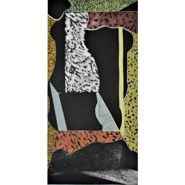 This artwork, Untitled #1 is an original color aquatint on Wove paper by noted Mexican artist Luis Lopez Loza, b.1939. It...