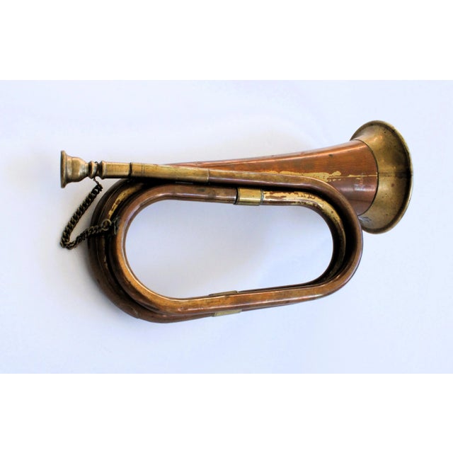 Solid Copper/Brass French Horn's S/2 Unlacquered For Sale - Image 4 of 7