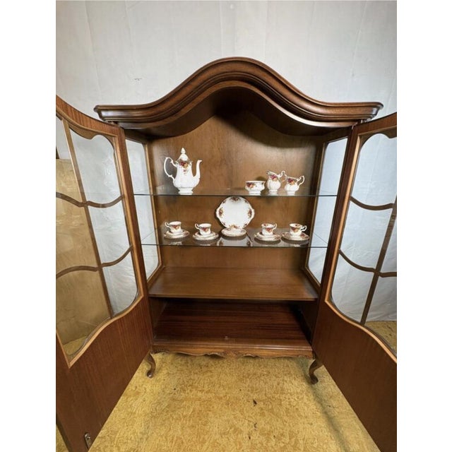 Classic Baroque Style Display Cabinet, 1940 For Sale - Image 9 of 13