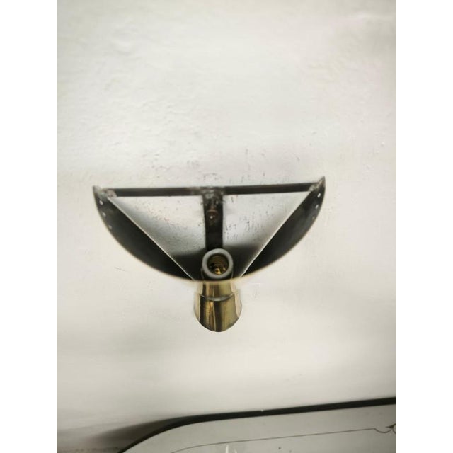 Gold Sputnik Wall Light in Brass, 1950s For Sale - Image 8 of 15
