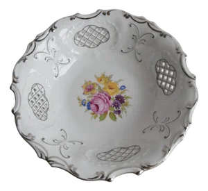 Decorative Bowl in Openwork Porcelain from Pirken Hammer, 1960s