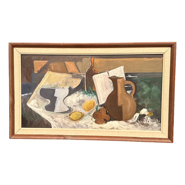 Inge Camill, Still Life, 1960s, Oil on Canvas, Framed For Sale
