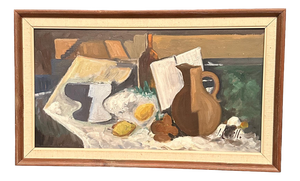 Inge Camill, Still Life, 1960s, Oil on Canvas, Framed