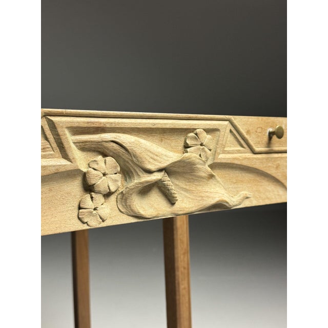 Brown Art Nouveau Side Table, Early 20th Century For Sale - Image 8 of 18