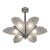 1930s Hubens & Degue French Art Deco Starburst Chandelier For Sale