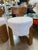 Italian Sculptural Pair of Italian Modernist Chair in Walnut and Ivory Bouclé, 1970s For Sale - Image 3 of 7