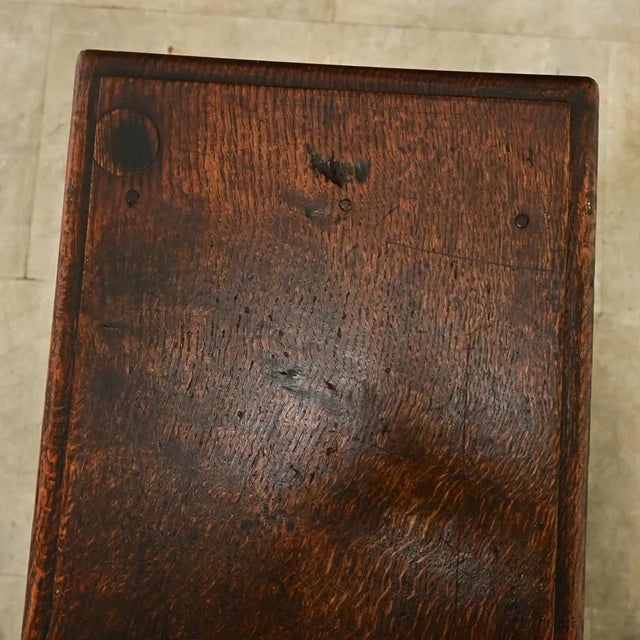 English 18th Century Oak Joint Stool/Bench For Sale - Image 10 of 12