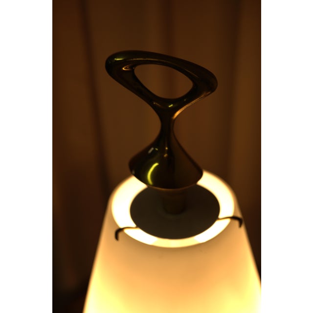 Metal Table Lamp by Max Ingrand for Fontana Arte, 1956 For Sale - Image 7 of 9