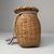 Wood Japanese Handwoven Bamboo Basket, 1960s For Sale - Image 7 of 9