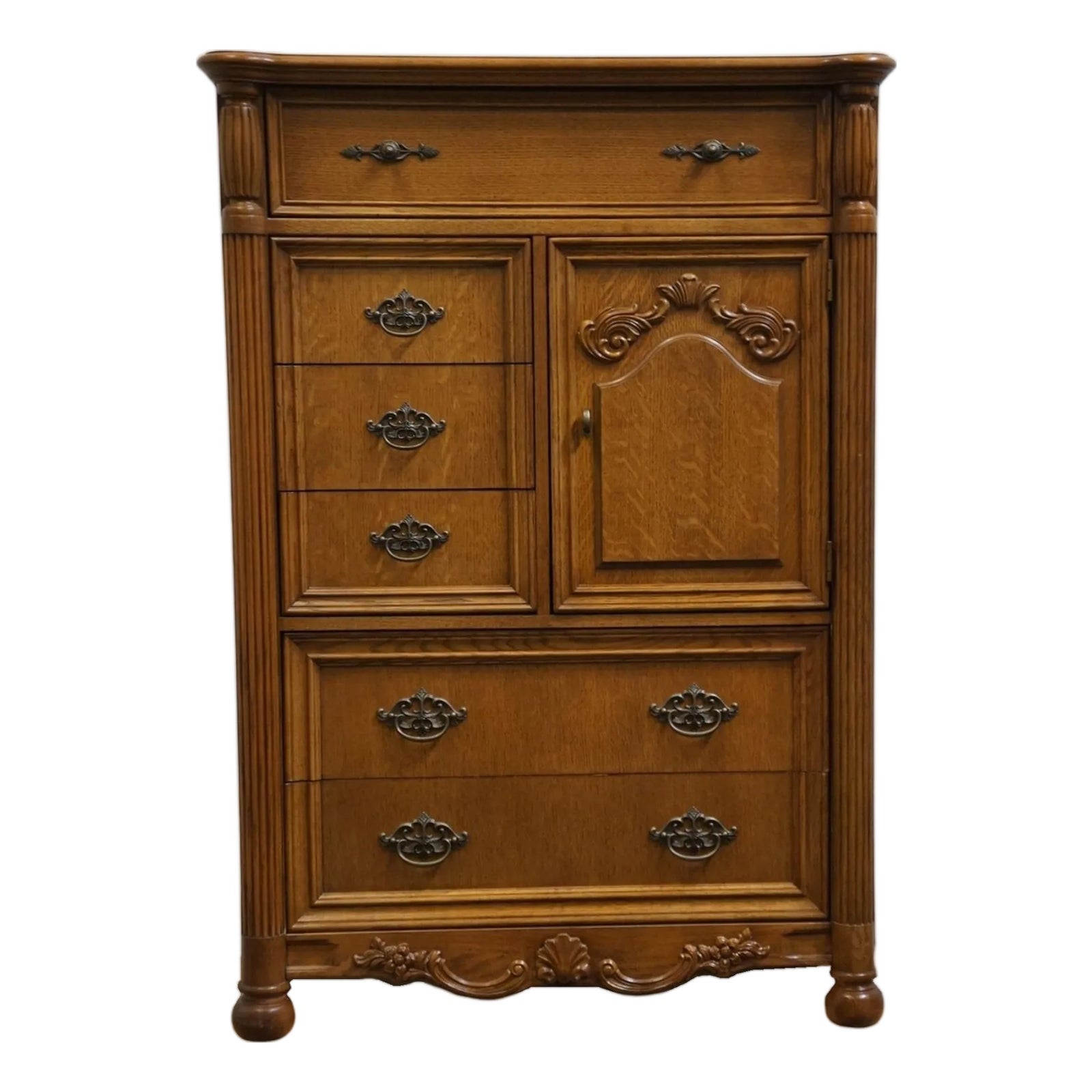Stanley Furniture Quarter Sawn Oak Victorian Inspired 37