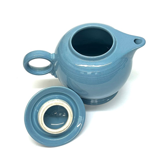 Mid 20th Century Blue Vintage Teapot Curation - Group of 7 For Sale In Miami - Image 6 of 18