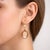 Mid 20th Century Pair of 14k Yellow Gold Drop Earrings With Intricate Cameo Portraits For Sale In New York - Image 6 of 6