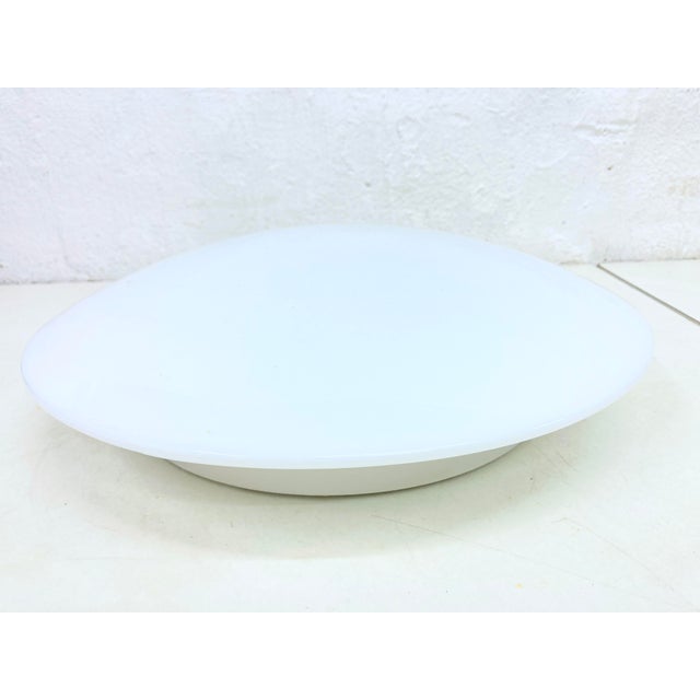 UFO Disc-Shaped Ceiling Lamp by Glashütte Limburg, 1980s For Sale - Image 4 of 9