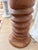 Late 20th Century Organic Live Edge Solid Wood Pedestal Side Table For Sale - Image 11 of 12