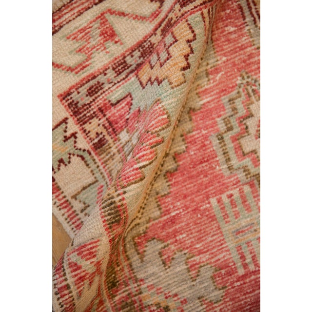 Vintage Distressed Oushak Rug Runner - 2'9" x 5'6" For Sale In New York - Image 6 of 9