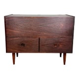 1960’s Mid-Century Danish Modern Modular Cabinet Designed by Thygesen and Sorensen for Hansen & Guldborg Mobler For Sale