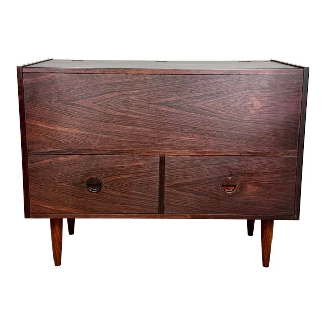 1960’s Mid-Century Danish Modern Modular Cabinet Designed by Thygesen and Sorensen for Hansen & Guldborg Mobler For Sale