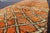 Mid 20th Century Wide Runner, Vintage Moroccan Gallery Rug With Diamond Design in Orange & Green 4'10'' X 11'4'' For Sale - Image 5 of 6