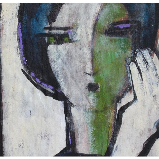 Florentine School Artist, Hidden Portraits XXIX, 1980s-1990s, Framed For Sale - Image 7 of 13