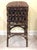Boho Chic Vintage, Dark Brown, Rattan and Wicker Bar Stool, Late 20th Century For Sale - Image 3 of 9