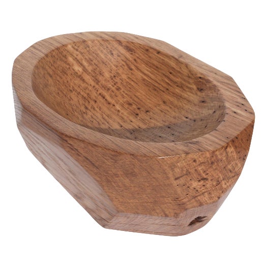 V21194 Vessel in Natural Oak Wood by Jörg Pietschmann For Sale