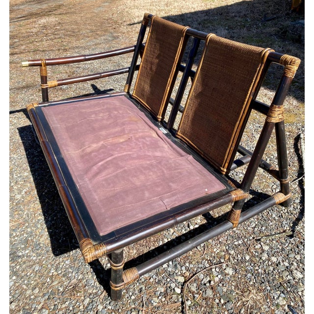 Ficks Reed Far Horizons 2pc Bamboo Sectional Sofa Chairish