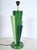 Large Postmodern Green Ceramic Table Lamp attributed to Francois Chatain, 1980s For Sale - Image 4 of 18