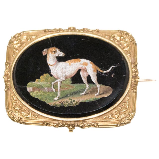Small Antique Plate with Greyhound For Sale - Image 5 of 5