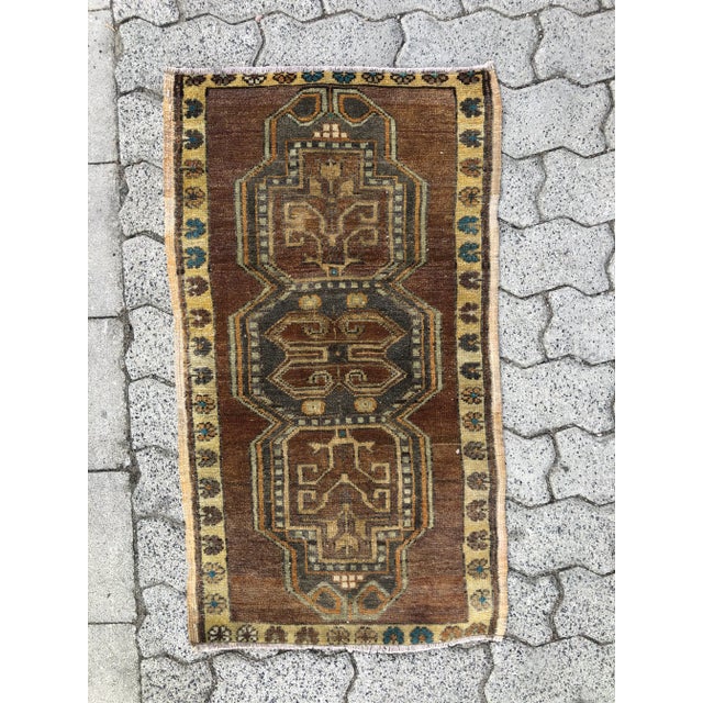 Vintage Tribal Handmade Rug For Sale - Image 6 of 6