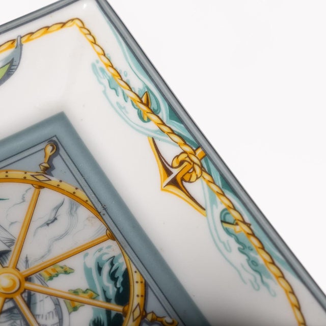 French Ceramic Vide-Poche from Hermès For Sale - Image 10 of 13