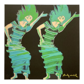 Andy Warhol Vintage 1986 " Satyric Festival Song : Martha Graham " Limited Edition Large Fine Art Lithograph Print For Sale