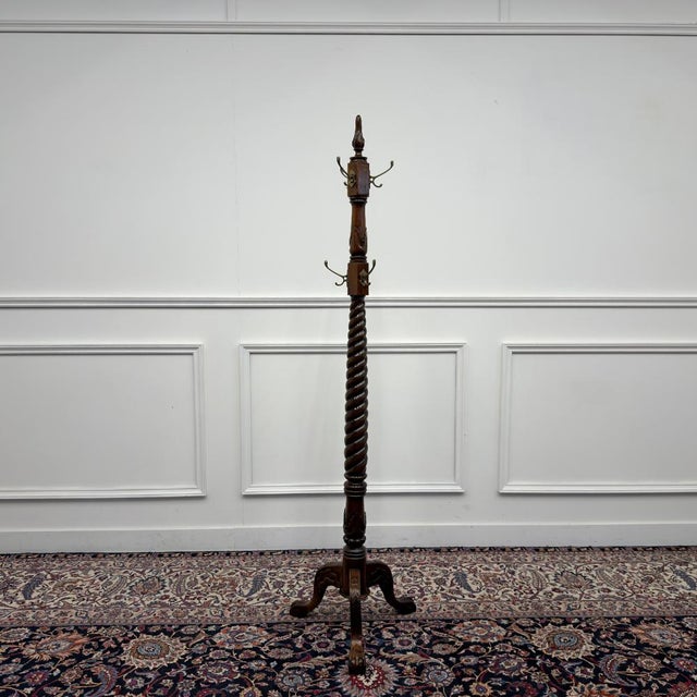 English Teak Coat Rack For Sale - Image 12 of 12