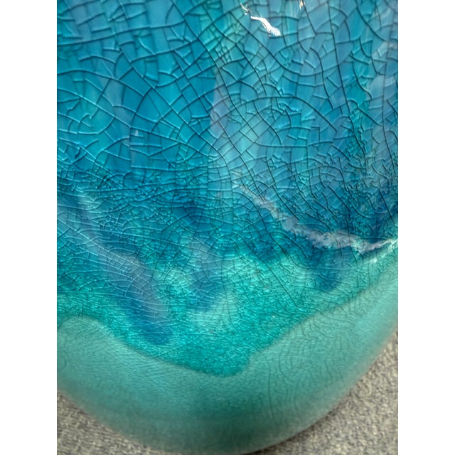 Ombre Ceramic Garden Stool For Sale - Image 10 of 12