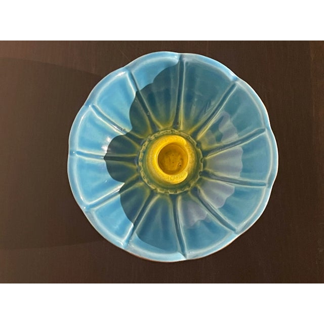 California Pottery Mid-Century Sequoia Ware Usa Pottery Candleholder Catchall For Sale - Image 4 of 10