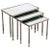 French Rectangular Nesting Tables With Mirrored Glass Tops For Sale - Image 13 of 13