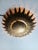 Spanish Metal Gold Leaf Sunburst Ceiling Fixture, 1960s For Sale - Image 4 of 8
