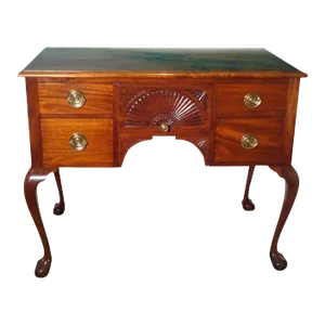 19th Century Queen Anne Mahogany Lowboy